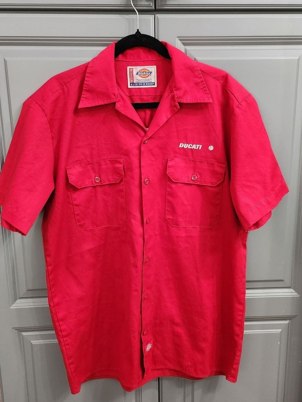Vintage Y2K Dickies Ducati  Work shirt